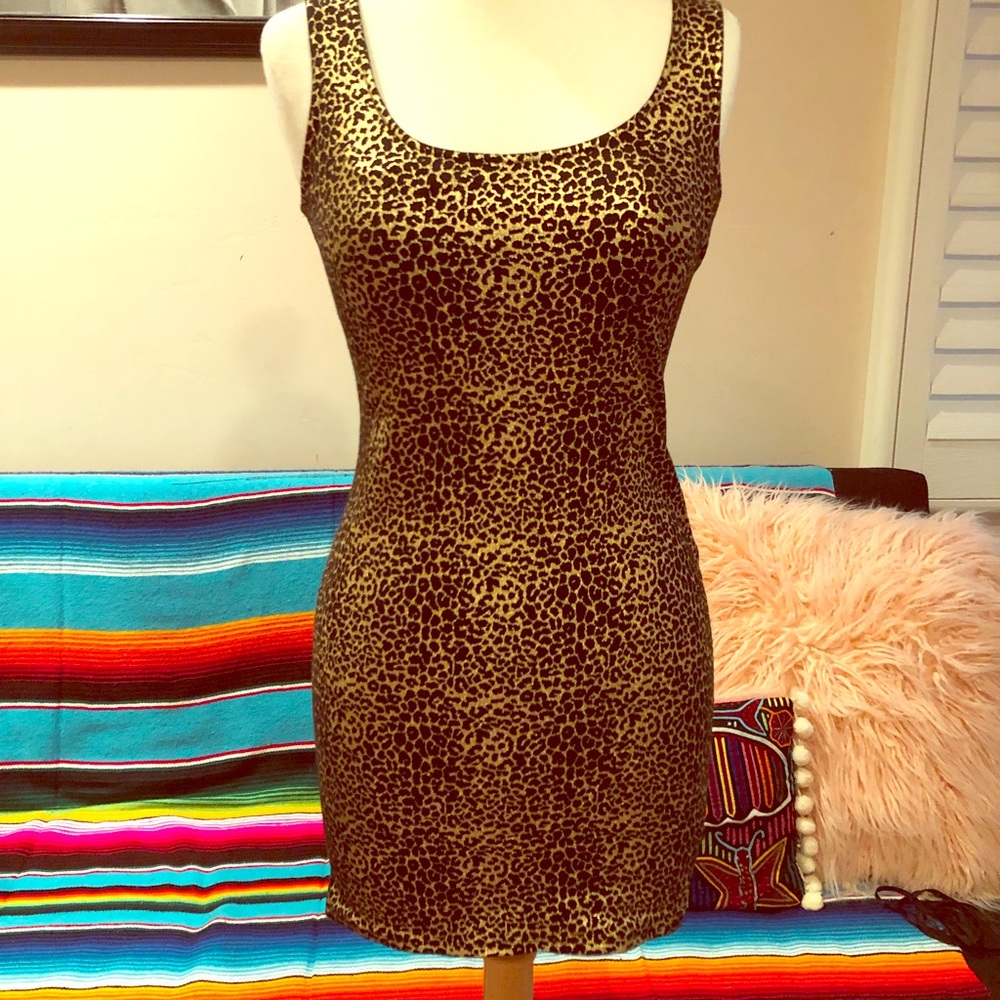 Sexy little leopard dress